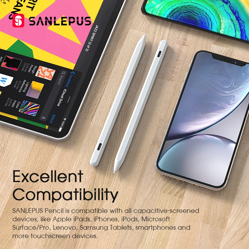 SANLEPUS Universal Stylus Pen For iPad Android Tablets Phone Drawing Touch Pencil For Apple Pencil 2 Samsung Xiaomi Pro Air 3
SANLEPUS Universal Stylus Pen For iPad Android Tablets Phone Drawing Touch Pencil For Apple Pencil 2 Samsung Xiaomi Pro Air 3