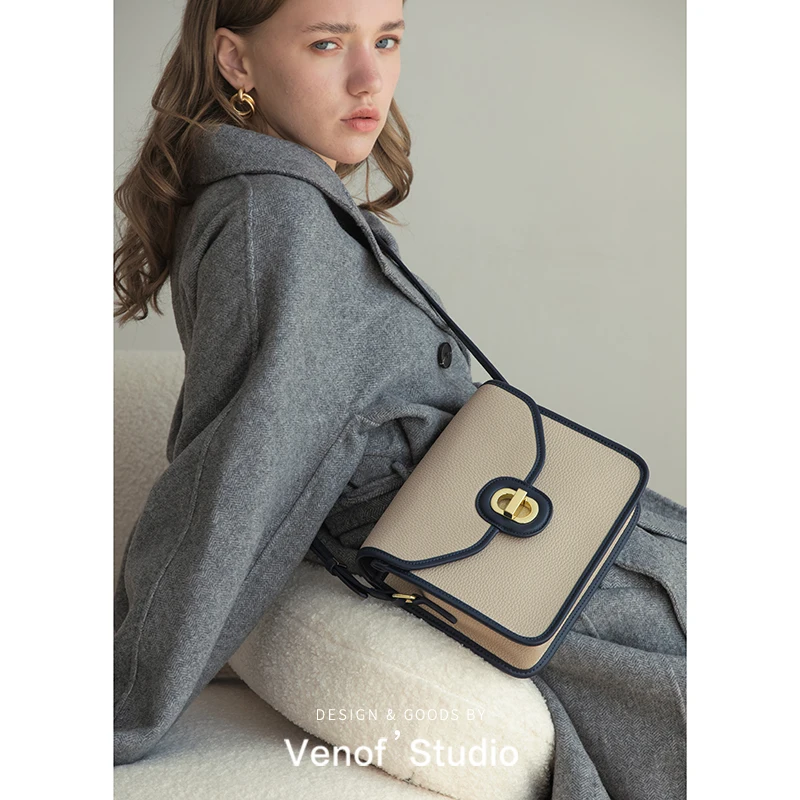 VENOF 2022 Fashion Leather Crossbody Bags For Women Contrast Color Shoulder Message Bag Ladies High Quality Small Square Bags
VENOF 2022 Fashion Leather Crossbody Bags For Women Contrast Color Shoulder Message Bag Ladies High Quality Small Square Bags
