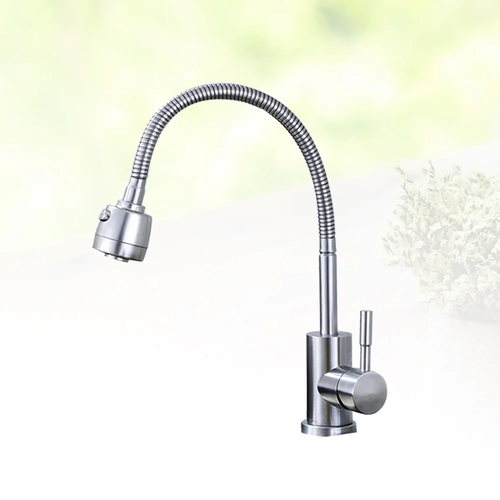 Kitchen Universal Rotatable Single Cold Water Single Holder Single Hole Stainless Steel Kitchen Faucets Basin
Kitchen Universal Rotatable Single Cold Water Single Holder Single Hole Stainless Steel Kitchen Faucets Basin