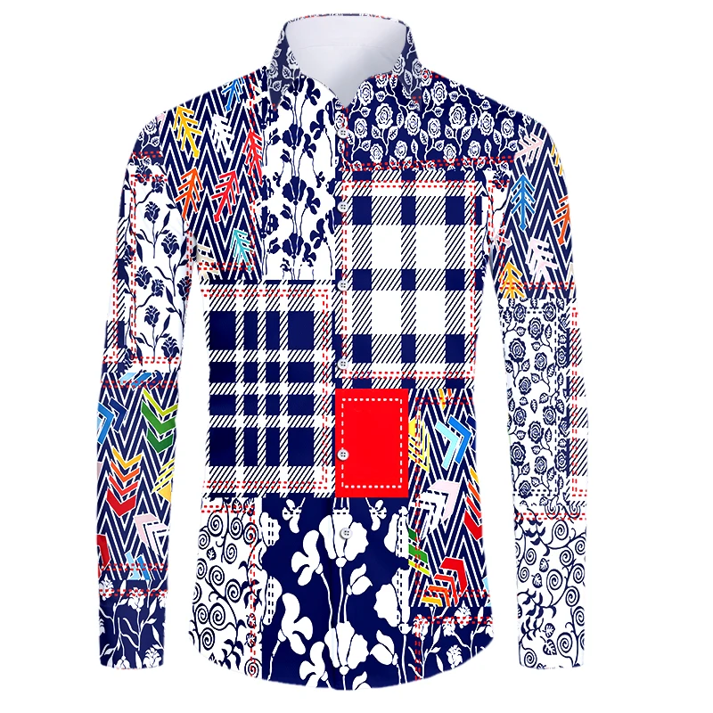 UJWI Wholesale Luxury Royal Shirt Men Casual Long Sleeve Men Paisley Print Shirt Manga Longa Prom Party Shirt large size 5XL
UJWI Wholesale Luxury Royal Shirt Men Casual Long Sleeve Men Paisley Print Shirt Manga Longa Prom Party Shirt large size 5XL