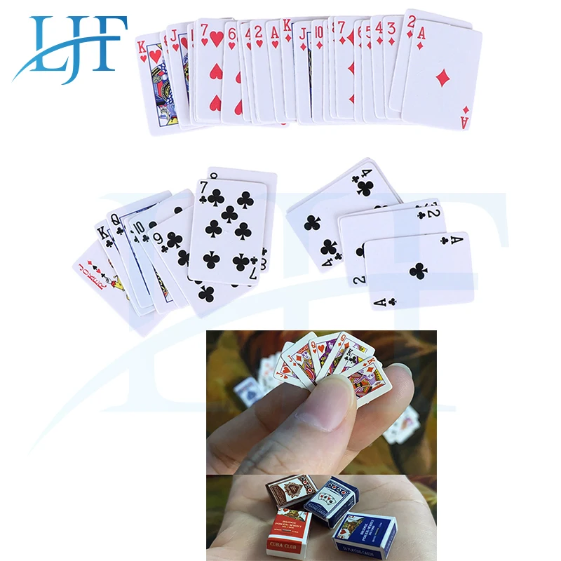 LJF 2 набора имитация игральных карт мини покер стиль случайные модели RC декоративные аксессуары L353
LJF 2 набора имитация игральных карт мини покер стиль случайные модели RC декоративные аксессуары L353