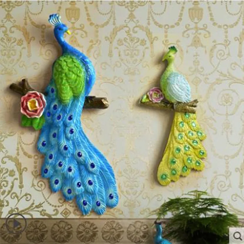 American pastoral peacock wall decoration, creative home office restaurant bar wall three-dimensional decorative crafts
American pastoral peacock wall decoration, creative home office restaurant bar wall three-dimensional decorative crafts