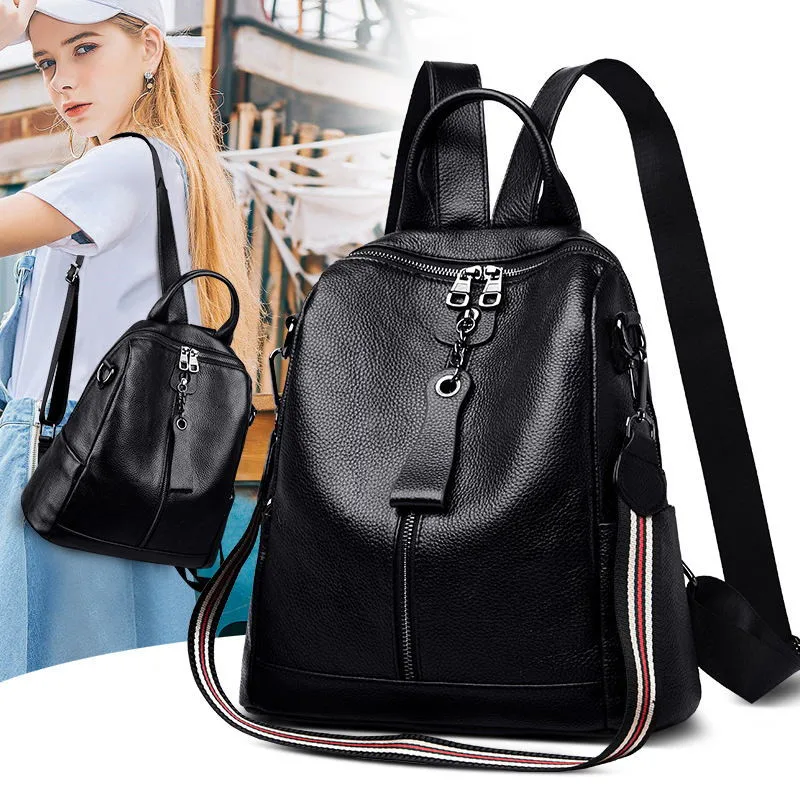 2021 New Fashion Women Backpack Cow Leather Women Shoulder Bag Lady Rucksack College Student Travel Leisure Bagpack
2021 New Fashion Women Backpack Cow Leather Women Shoulder Bag Lady Rucksack College Student Travel Leisure Bagpack