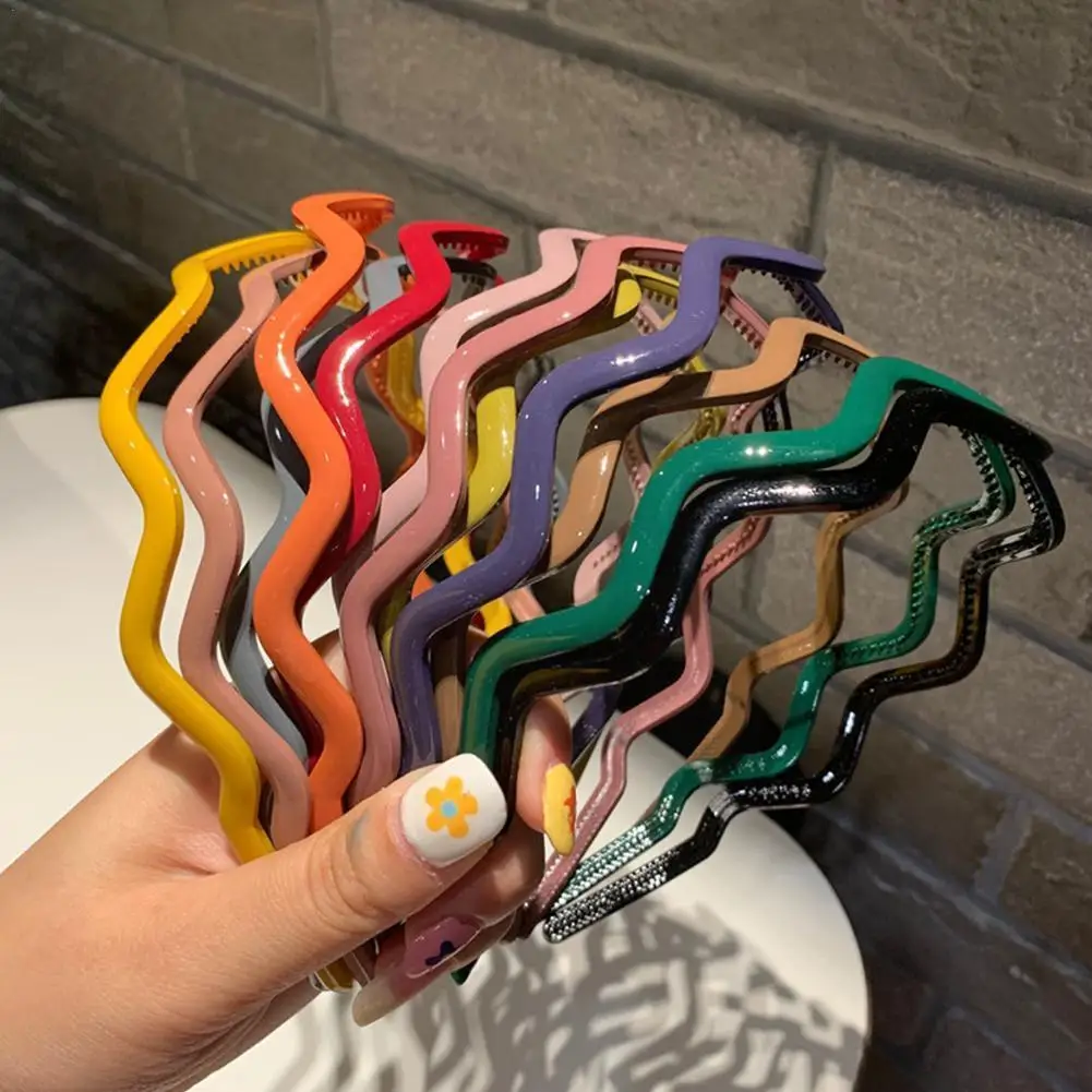2021 Fashion Wave Hair Band Headdress Color Plastic Hairbands Headband Non-slip Hair Hoop Bezel Hair Accessories For Women I6p8
2021 Fashion Wave Hair Band Headdress Color Plastic Hairbands Headband Non-slip Hair Hoop Bezel Hair Accessories For Women I6p8
