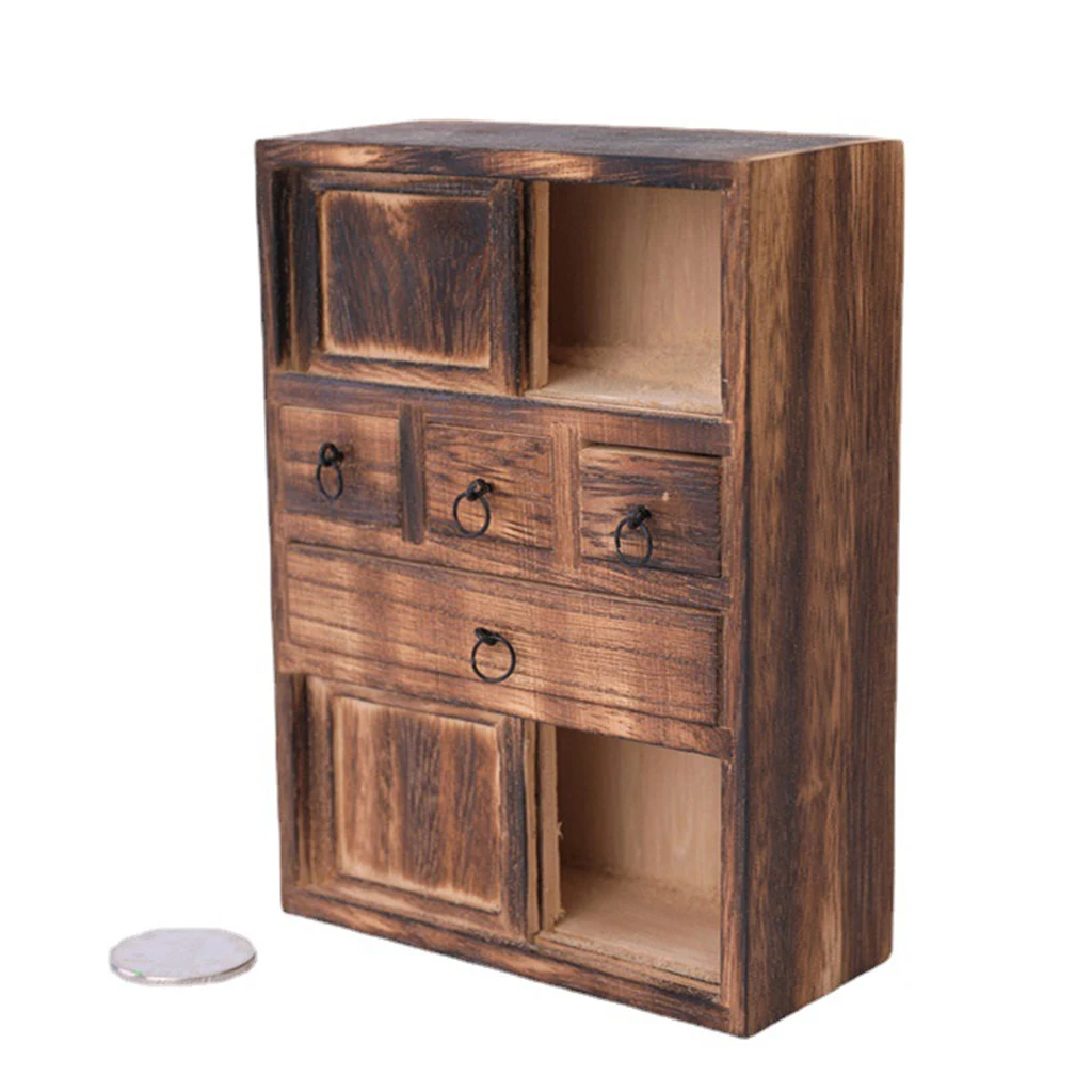 1:12 Dollhouse Miniature Furniture Wood Cupboard Cabinet Showcase Shelf
1:12 Dollhouse Miniature Furniture Wood Cupboard Cabinet Showcase Shelf