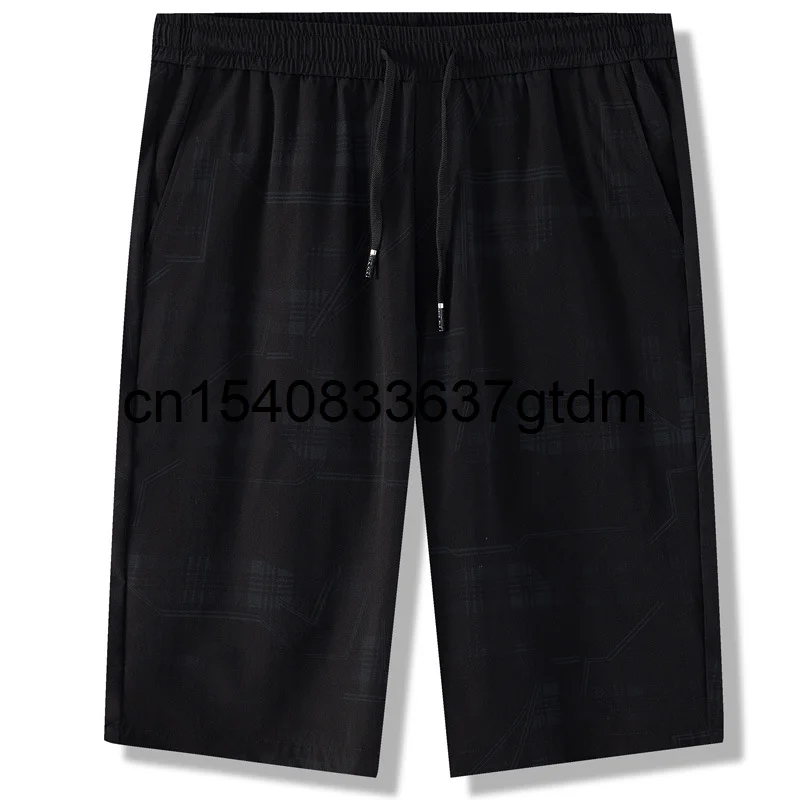 Fattening men's Capris summer thin large casual pants loose fat men's elastic shorts 
Fattening men's Capris summer thin large casual pants loose fat men's elastic shorts