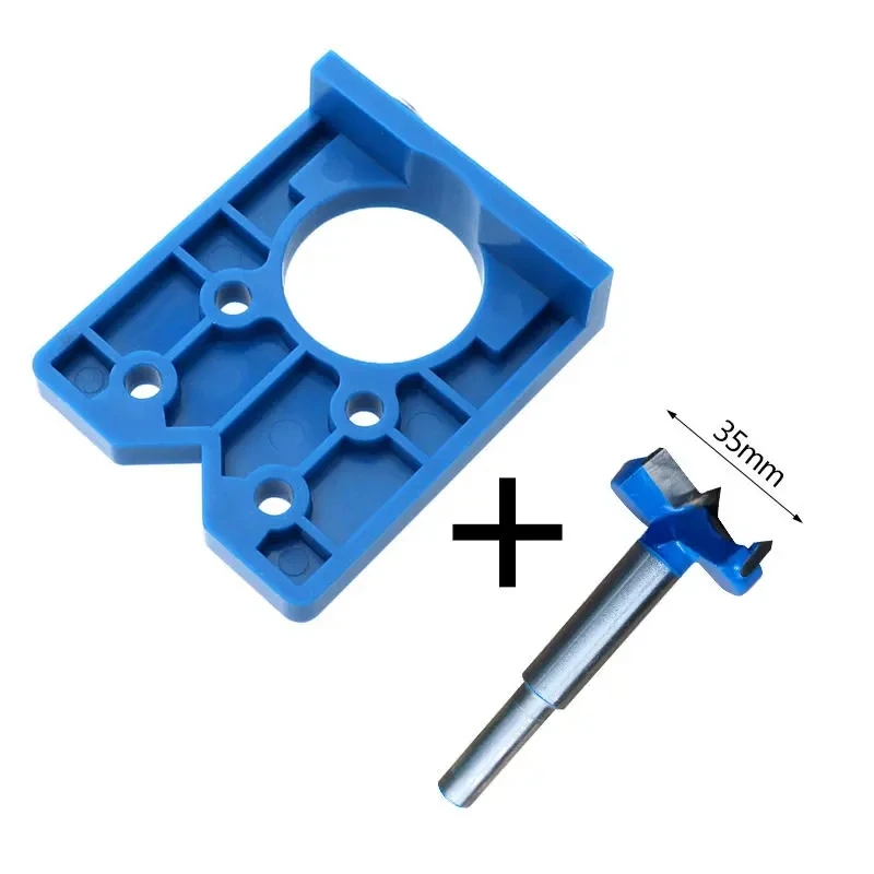 35mm Hinge Jig ABS Plastic Hinge Installation Wood Drill Guide with Forstner Drill Hinge Hole Boring Furniture Door Cabinets Too
35mm Hinge Jig ABS Plastic Hinge Installation Wood Drill Guide with Forstner Drill Hinge Hole Boring Furniture Door Cabinets Too