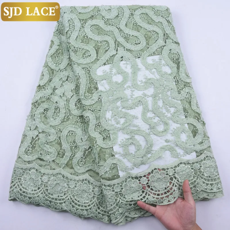 SJD LACE 3D Applique Design Milk Silk Lace High Quality African Lace Fabric Sewing Sequins French Lace Fabric For Wedding A2156
SJD LACE 3D Applique Design Milk Silk Lace High Quality African Lace Fabric Sewing Sequins French Lace Fabric For Wedding A2156