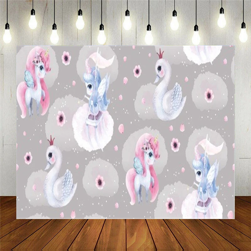 Nitree Photo Studio Props Vinyl Photography Backdrop Kids Birthday Decoration Unicorn Fairy Swan Watercolor Painting Background
Nitree Photo Studio Props Vinyl Photography Backdrop Kids Birthday Decoration Unicorn Fairy Swan Watercolor Painting Background