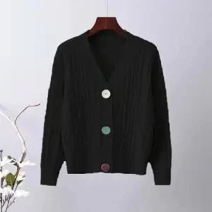 Knitted base coat cardigan sweater women's loose fit new 2021 spring and autumn with thin long sleeve jacket
Knitted base coat cardigan sweater women's loose fit new 2021 spring and autumn with thin long sleeve jacket