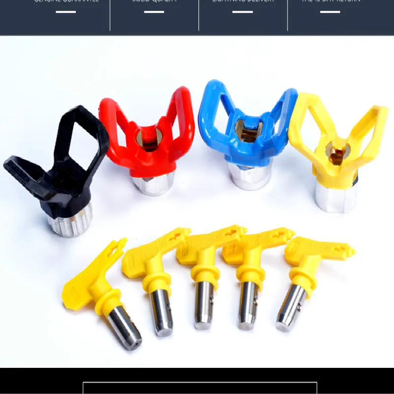 Airless Spray Gun Nozzle 513,525,527,529,531,213,217,219,309,327 Airless Paint Spray Tip Sprayer Nozzles
Airless Spray Gun Nozzle 513,525,527,529,531,213,217,219,309,327 Airless Paint Spray Tip Sprayer Nozzles