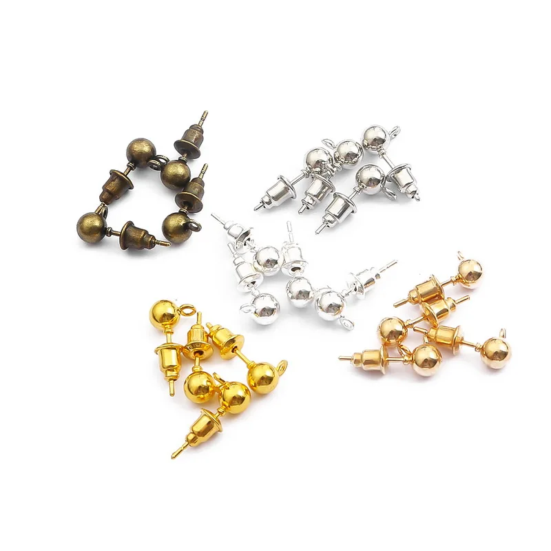 50pcs/lot 3/4/5mm Pin Findings Stud Earring Basic Pins Stoppers Connector For DIY Jewelry Making Accessories Supplies
50pcs/lot 3/4/5mm Pin Findings Stud Earring Basic Pins Stoppers Connector For DIY Jewelry Making Accessories Supplies
