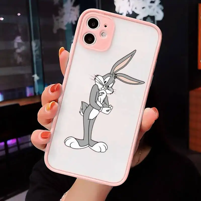 Bugs Bunny Phone Case Matte Transparent for iPhone 7 8 11 12 s mini pro X XS XR MAX Plus cover funda
Bugs Bunny Phone Case Matte Transparent for iPhone 7 8 11 12 s mini pro X XS XR MAX Plus cover funda