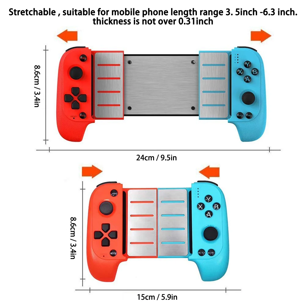 For Samsung Xiaomi Huawei Android Phone PCUpgraded Saitake 7007F Wireless Bluetooth Game Controller Telescopic Gamepad Joystick
For Samsung Xiaomi Huawei Android Phone PCUpgraded Saitake 7007F Wireless Bluetooth Game Controller Telescopic Gamepad Joystick