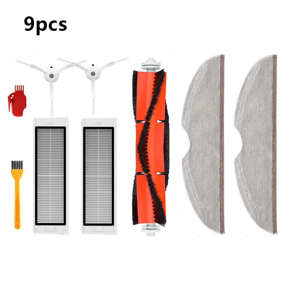9PC Main Brush Side Brushes Filter Furry Wig Kit Mop Cloth For Xiaomi Roborock S6 S5 MAX S50 S55 S60 S65 E25 E35 Vacuum Cleaner
9PC Main Brush Side Brushes Filter Furry Wig Kit Mop Cloth For Xiaomi Roborock S6 S5 MAX S50 S55 S60 S65 E25 E35 Vacuum Cleaner