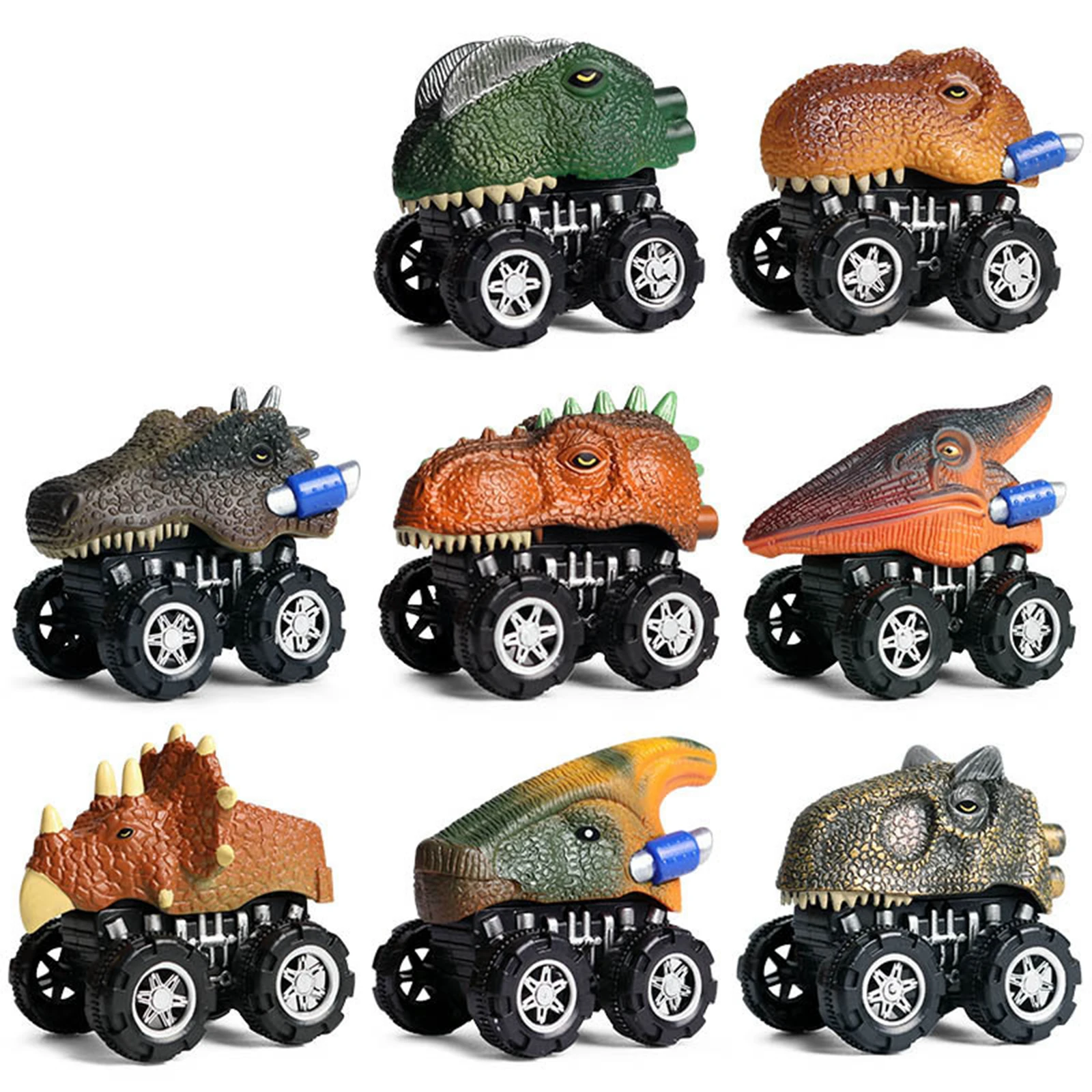 8PCS Children Toy Cars Set Dinosaur Pull-back Construction Vehicles in Various Shapes Ideal Gifts for Kids
8PCS Children Toy Cars Set Dinosaur Pull-back Construction Vehicles in Various Shapes Ideal Gifts for Kids