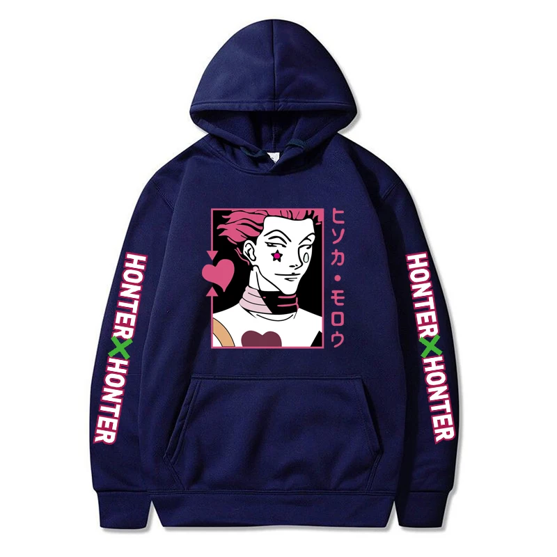 Cartoon Hisoka Hoodies Fashion Men Women Sweatshirts Casual Hooded Harajuku New Sports Hoodie Print Hisoka Sweatshirts Pullover
Cartoon Hisoka Hoodies Fashion Men Women Sweatshirts Casual Hooded Harajuku New Sports Hoodie Print Hisoka Sweatshirts Pullover