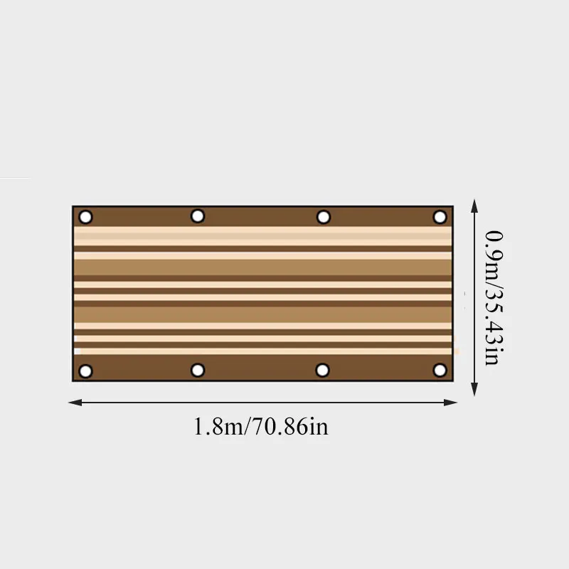 Heat Insulation Net 6-pin Sun Screen Sun Room Blackout Curtain Window Shade Shade Net Brown Classic Balcony Sunscreen Net 
Heat Insulation Net 6-pin Sun Screen Sun Room Blackout Curtain Window Shade Shade Net Brown Classic Balcony Sunscreen Net