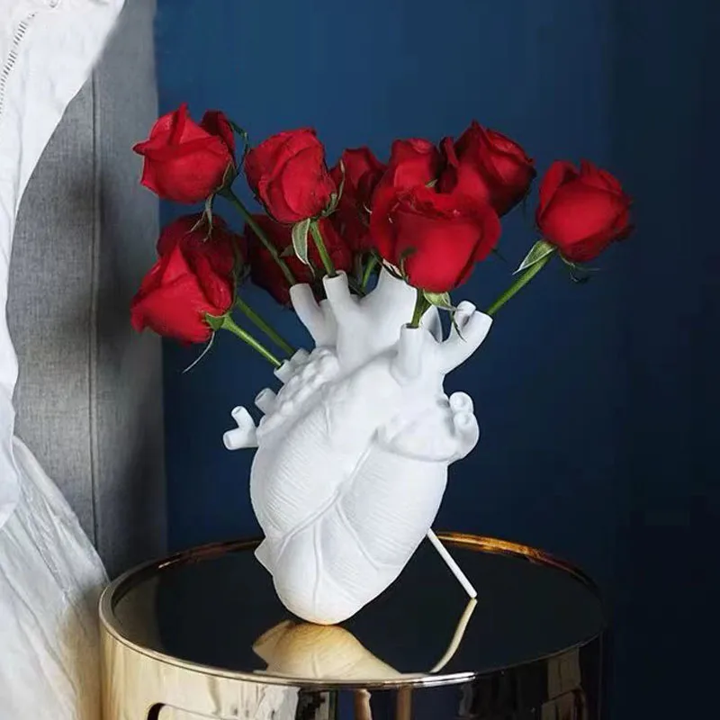 Anatomical Heart Shape Vase INS Flower Pot Nordic Style Body Art Sculpture Home Decor Desktop Ornament Plant Pot Holder Gifts
Anatomical Heart Shape Vase INS Flower Pot Nordic Style Body Art Sculpture Home Decor Desktop Ornament Plant Pot Holder Gifts