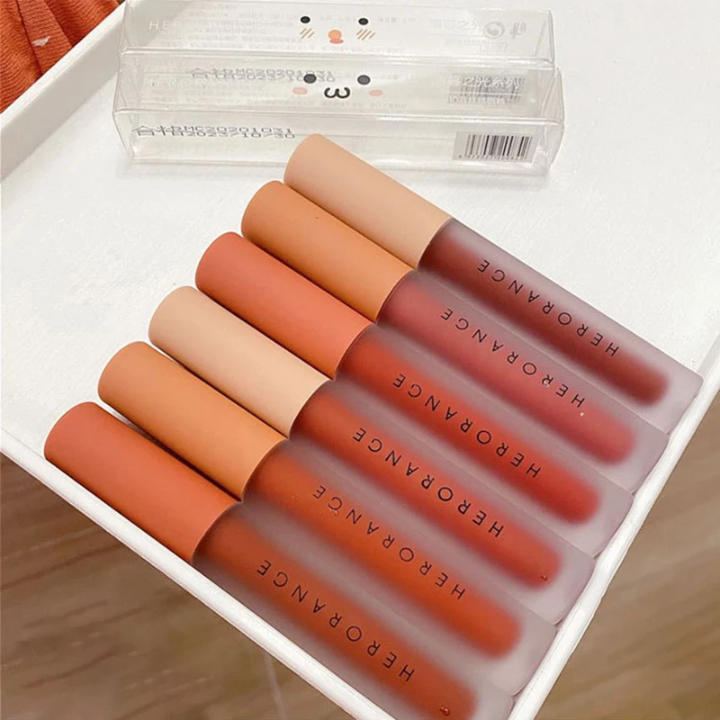 Six-color Lip Glaze Velvet Matte Matte Lip Gloss Long Lasting White Lipstick lipstick matte wholesale items 2021 New Fashion
Six-color Lip Glaze Velvet Matte Matte Lip Gloss Long Lasting White Lipstick lipstick matte wholesale items 2021 New Fashion