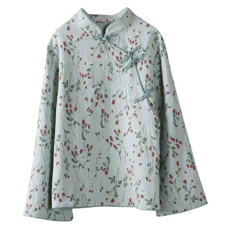 Chinese Style Clothing Women Clothes 2021 Cheongsam Top Chinese Traditional Shirt Blouse Cotton Hanfu Ladies Chinese Tops
Chinese Style Clothing Women Clothes 2021 Cheongsam Top Chinese Traditional Shirt Blouse Cotton Hanfu Ladies Chinese Tops