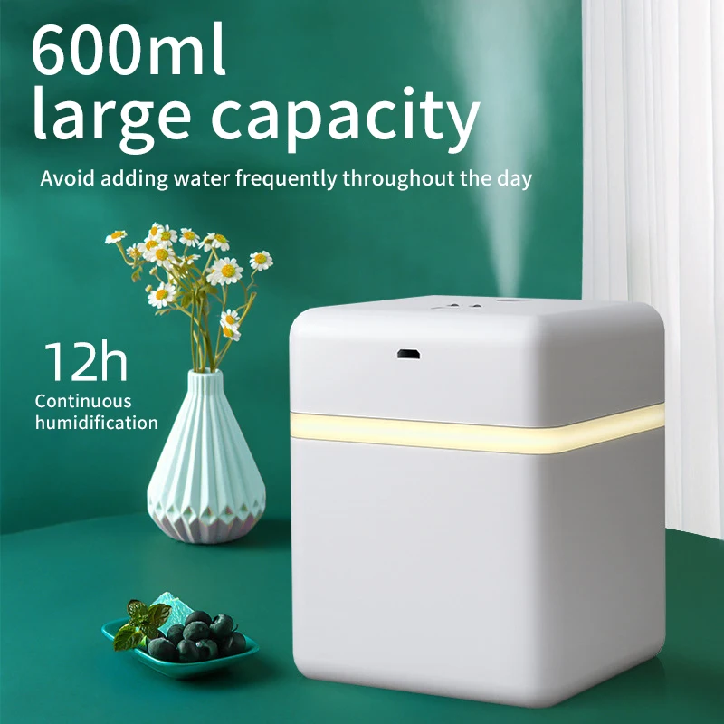 Увлажнитель воздуха бытовой с одним соплом, 650 мл, USB
Увлажнитель воздуха бытовой с одним соплом, 650 мл, USB