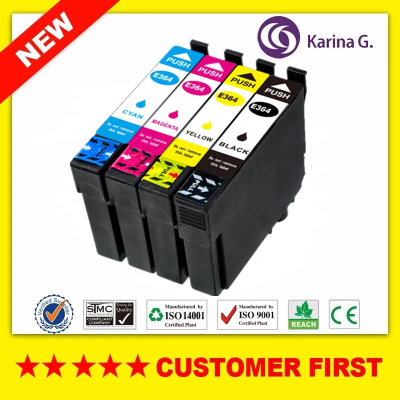 Чернильный картридж для Epson, совместим с моделями 364XL, T364XL, T3641, T3642, T3643, T3644
Чернильный картридж для Epson, совместим с моделями 364XL, T364XL, T3641, T3642, T3643, T3644