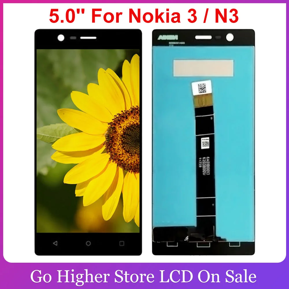ЖК дисплей 5 0 ''для Nokia 3 дигитайзер сенсорный экран в сборе запасная часть для N3