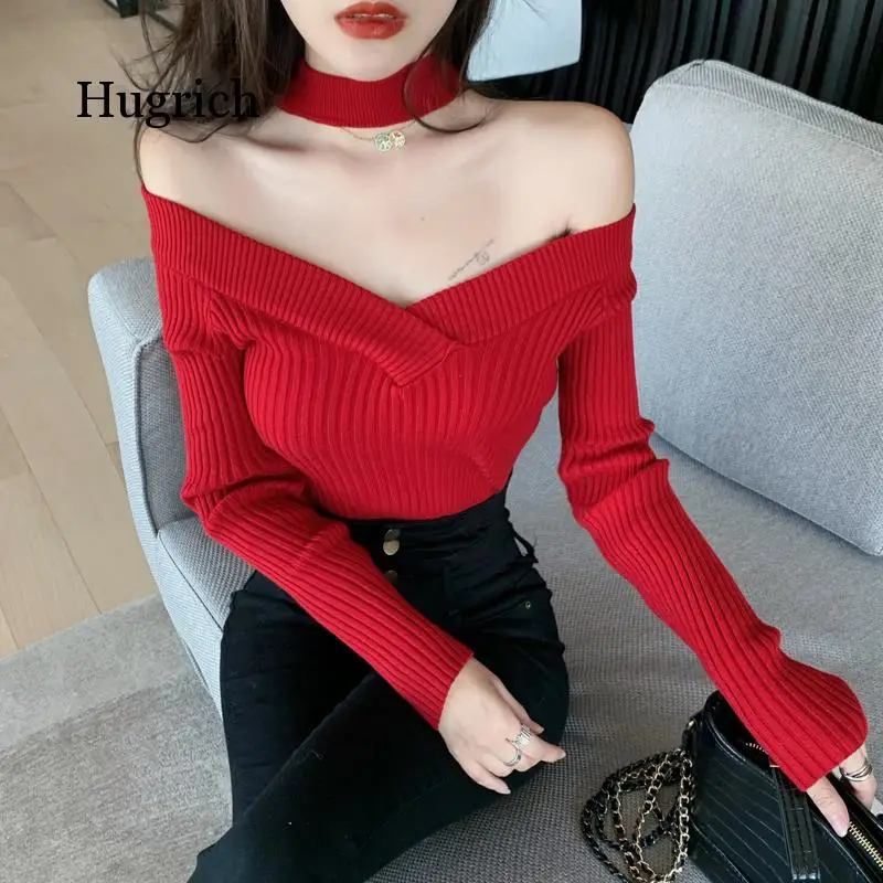 Knit Sweater Korean 2020 Casual Off Shoulder Spring Women Tops Long Sleeve Pullover Slim Blusas
Knit Sweater Korean 2020 Casual Off Shoulder Spring Women Tops Long Sleeve Pullover Slim Blusas