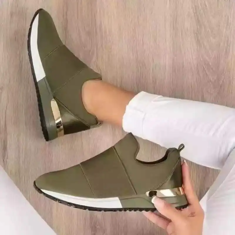 Women Summer autumn Casual sport Sneakers women's Breathable Slip On Sport Shoes Elastic Band Ladies Vulcanized Platform Shoes
Women Summer autumn Casual sport Sneakers women's Breathable Slip On Sport Shoes Elastic Band Ladies Vulcanized Platform Shoes