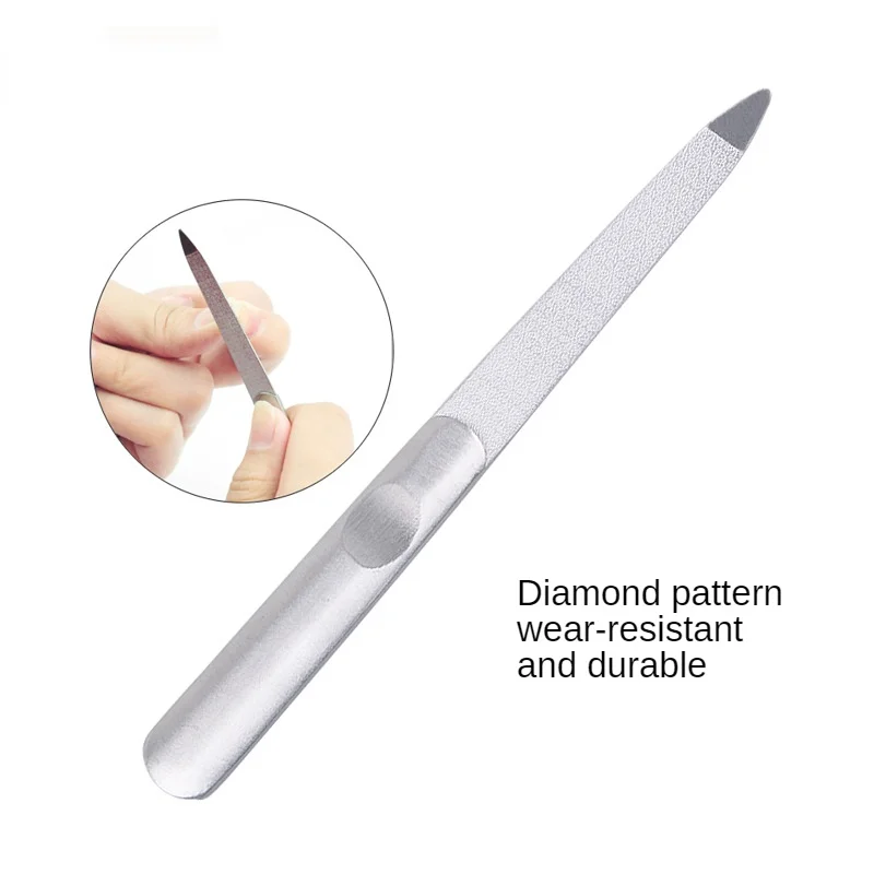 1PC Double Sided Stainless Steel Nail File Manicure Margin Repair Rubbing Pattern Nail File Blocks Polish Sanding Buffer Strips
1PC Double Sided Stainless Steel Nail File Manicure Margin Repair Rubbing Pattern Nail File Blocks Polish Sanding Buffer Strips