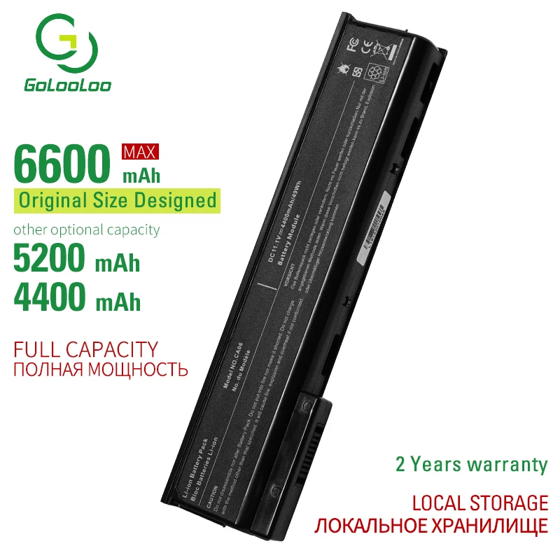 Аккумуляторная батарея Golooloo 11,1 В для ноутбука HP ProBook 650 CA06 640 645 650 655 G1 G0 CA09 CA06XL
Аккумуляторная батарея Golooloo 11,1 В для ноутбука HP ProBook 650 CA06 640 645 650 655 G1 G0 CA09 CA06XL