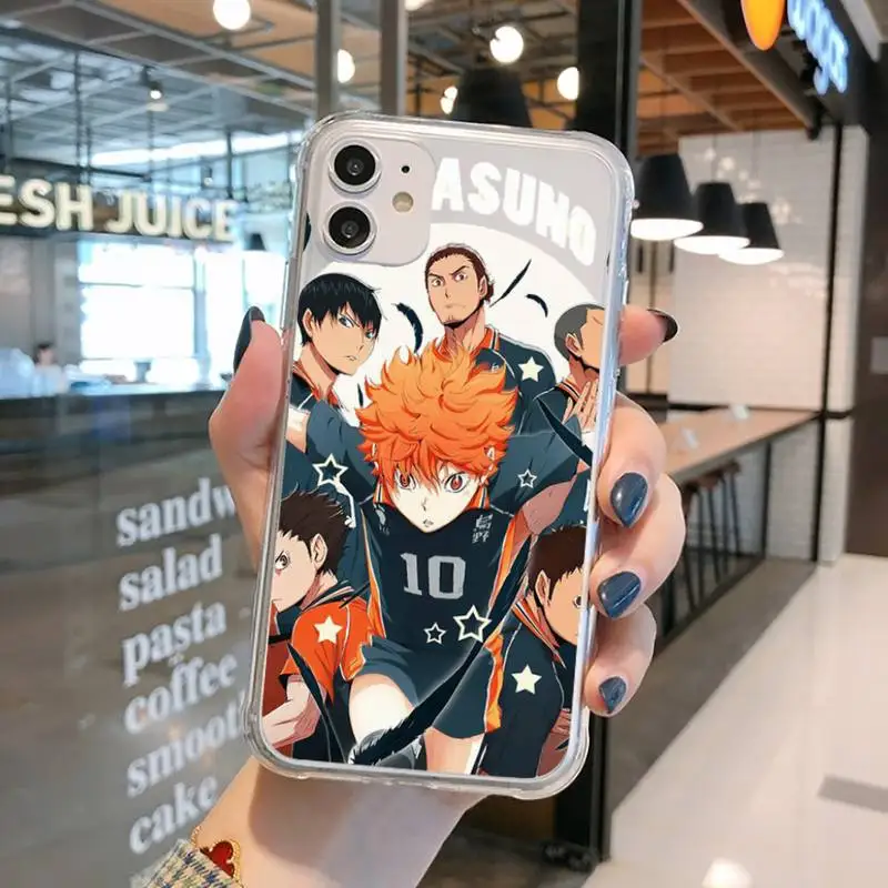 Haikyuu Hinata attacks Anime Phone Case Transparent for iPhone 11 12 mini pro XS MAX 8 7 6 6S Plus X 5S SE 2020 XR
Haikyuu Hinata attacks Anime Phone Case Transparent for iPhone 11 12 mini pro XS MAX 8 7 6 6S Plus X 5S SE 2020 XR