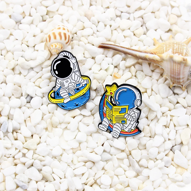 Cartoon Fashion Astronaut Drip Oil Enamel Pins Pilot Planet Brooches Lapel Pin Backpack Badge Jewelry Gift for Friends Wholesale
Cartoon Fashion Astronaut Drip Oil Enamel Pins Pilot Planet Brooches Lapel Pin Backpack Badge Jewelry Gift for Friends Wholesale