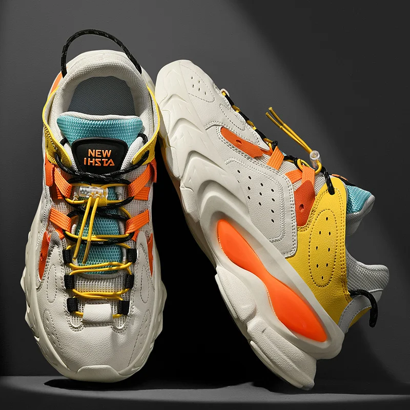 Unisex Spring Running Shoes Women Trend Chunky Sneakers Men Couples Platform Sport Shoes Mesh Walking Shoes Zapatos De Hombre
Unisex Spring Running Shoes Women Trend Chunky Sneakers Men Couples Platform Sport Shoes Mesh Walking Shoes Zapatos De Hombre