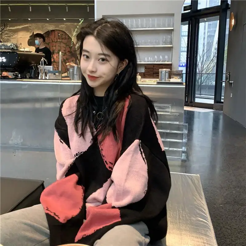 Fall winter new sweet academic sweater female student Korean version loose long sleeve sweater tops vintage women retro sweaters
Fall winter new sweet academic sweater female student Korean version loose long sleeve sweater tops vintage women retro sweaters