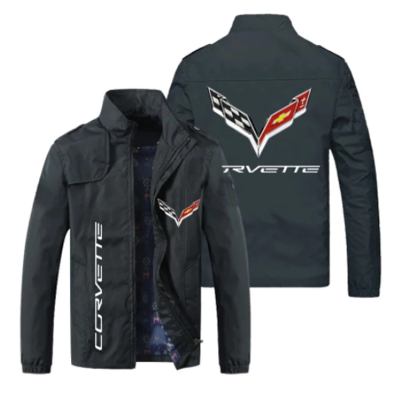 New 2022 Spring Autumn Men Corvette Logo Stand Collar Casual Sweatshirt Long Sleeve Zipper Cardigan Man Jacket 5 Colors
New 2022 Spring Autumn Men Corvette Logo Stand Collar Casual Sweatshirt Long Sleeve Zipper Cardigan Man Jacket 5 Colors
