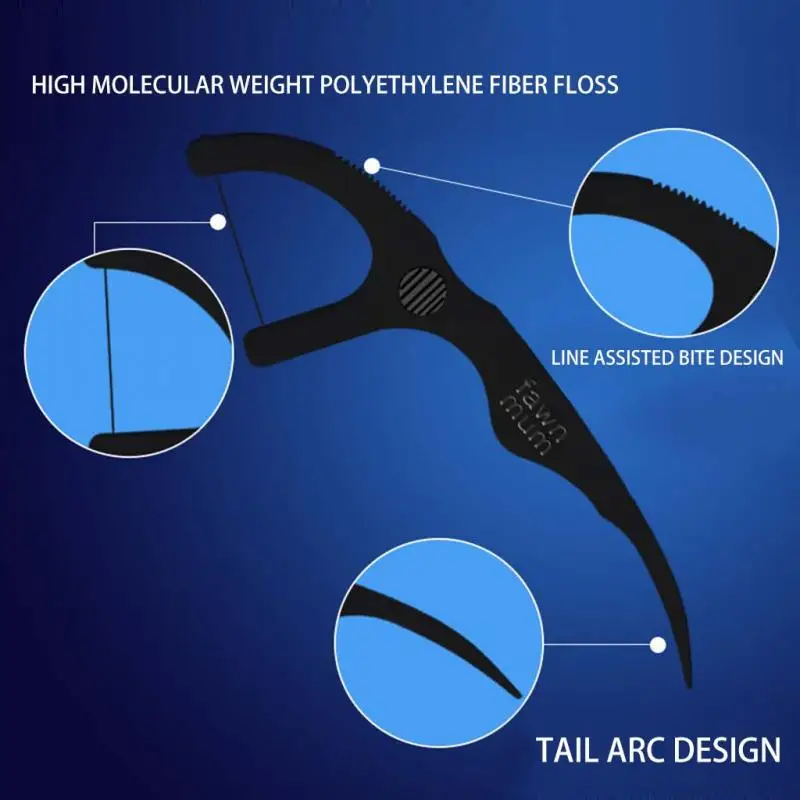 50pcs/set Floss High Quality Teeth Stick Tooth Picks Inter Brush White/Black Teeth Clean Toothpick Flosser 
50pcs/set Floss High Quality Teeth Stick Tooth Picks Inter Brush White/Black Teeth Clean Toothpick Flosser