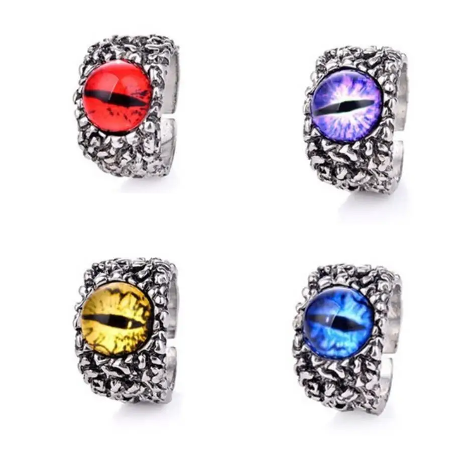 Men's Domineering Punk Personality Men's Eye of The Devil Ring Exquisite Skull Ring Stainless Steel Devil Ring
Men's Domineering Punk Personality Men's Eye of The Devil Ring Exquisite Skull Ring Stainless Steel Devil Ring