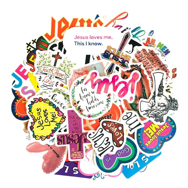 10/30/50PCS Jesus Faith Dumb Film Helmet Luggage Laptop Waterproof Sticker Graffiti Decoration Wholesale
10/30/50PCS Jesus Faith Dumb Film Helmet Luggage Laptop Waterproof Sticker Graffiti Decoration Wholesale