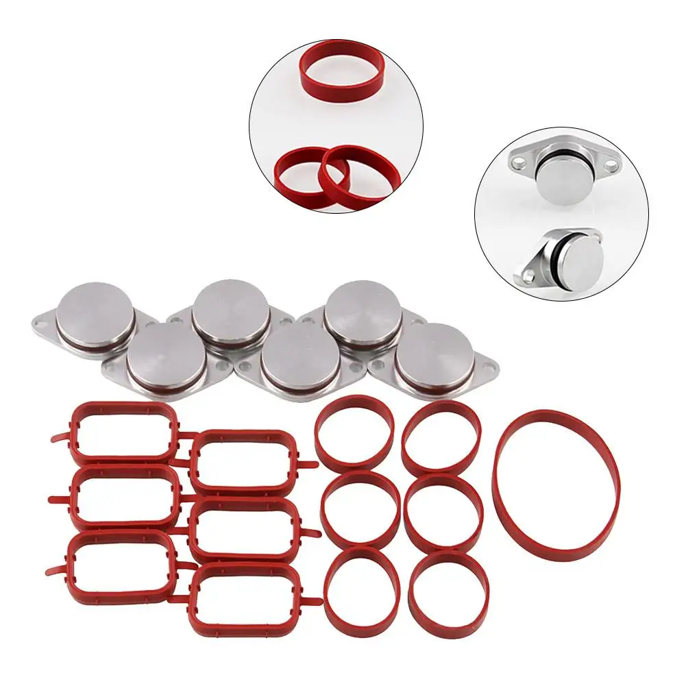 22mm/33mm Diesel Swirl Flap Blanks Bungs With Intake Manifold Round Square Gaskets Aluminum Repair Kit Durable For BMW Universal
22mm/33mm Diesel Swirl Flap Blanks Bungs With Intake Manifold Round Square Gaskets Aluminum Repair Kit Durable For BMW Universal