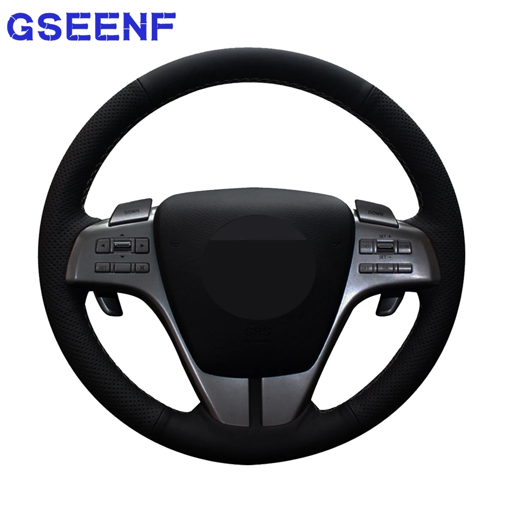Car Accessories Steering Wheel Cover For Mazda 6 Atenza 2009-2013 DIY Black Hand-stitched Genuine Leather Steering Wheel Cover
Car Accessories Steering Wheel Cover For Mazda 6 Atenza 2009-2013 DIY Black Hand-stitched Genuine Leather Steering Wheel Cover