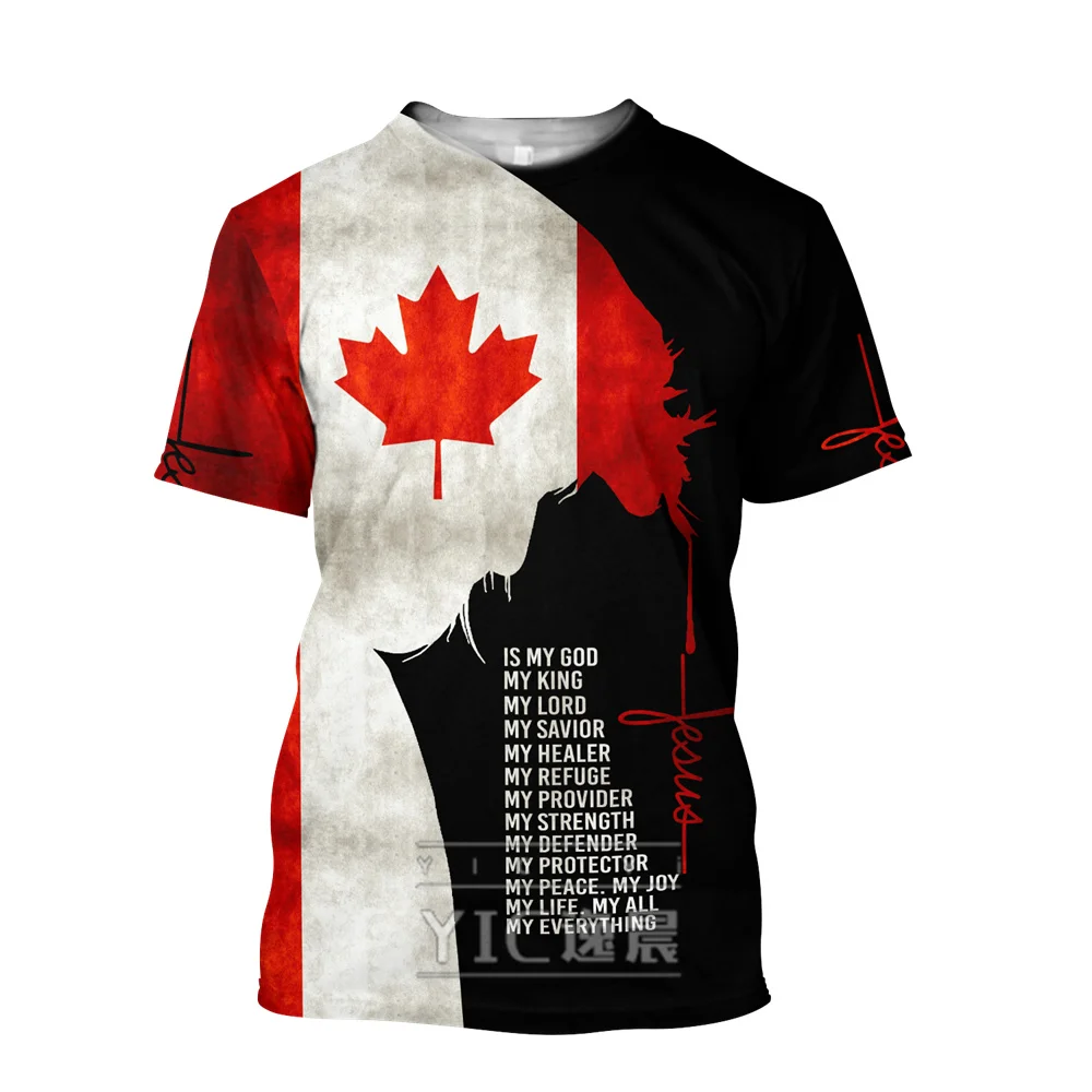 New Summer Men's T-shirt Retro Short-Sleeved Fashion US And Canada Letter Printing O-Neck Oversized Loose Clothes
New Summer Men's T-shirt Retro Short-Sleeved Fashion US And Canada Letter Printing O-Neck Oversized Loose Clothes