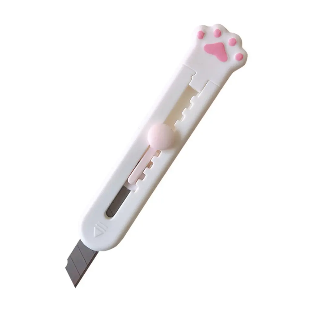 Mini Pocket Cute Cat Paw Art Utility Knife Express Box Knife Paper Cutter Craft Wrapping Blade Stationery
Mini Pocket Cute Cat Paw Art Utility Knife Express Box Knife Paper Cutter Craft Wrapping Blade Stationery