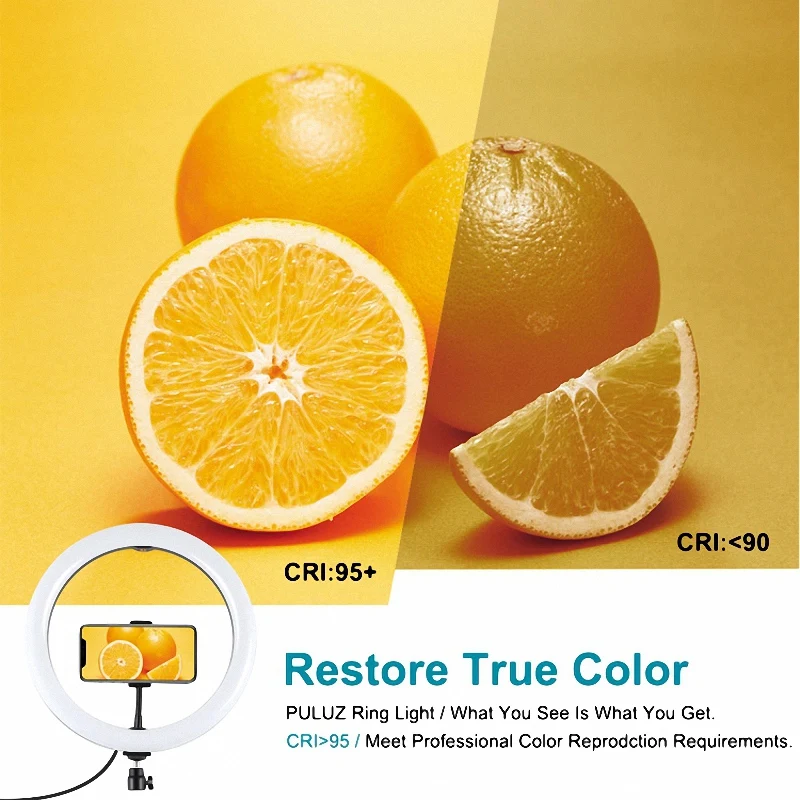 PULUZ 1.65M Tripod Mount + 11.8 Inch 30cm Curved Surface USB 3 Modes Dimmable Dual Color Temperature LED Ring Video Light
PULUZ 1.65M Tripod Mount + 11.8 Inch 30cm Curved Surface USB 3 Modes Dimmable Dual Color Temperature LED Ring Video Light