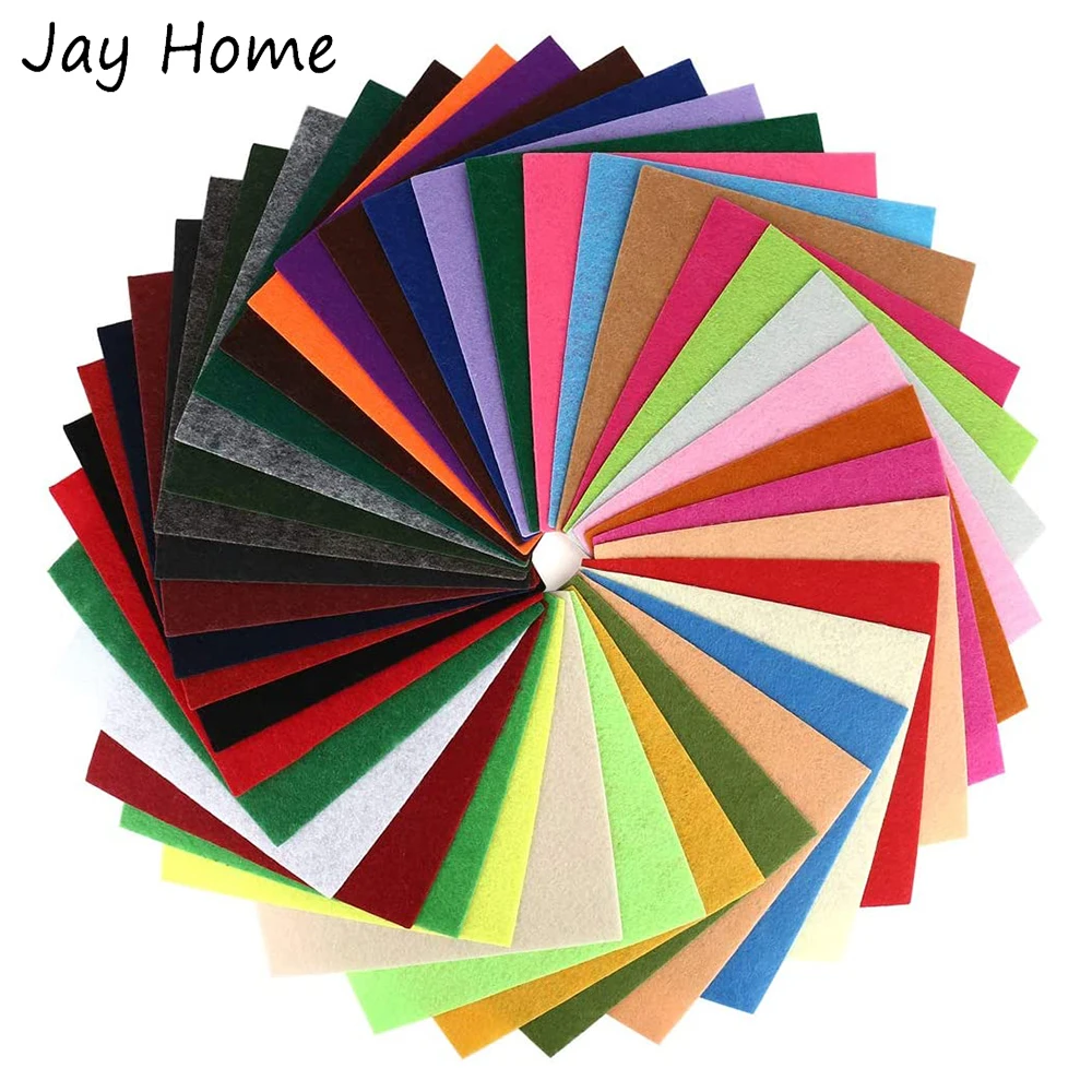40Pcs 6 x 6 Inches Felt Fabric Sheets Multicolors Non Woven Felt Sheets Thick Felt Fabric Square for DIY Sewing Crafts Patchwork
40Pcs 6 x 6 Inches Felt Fabric Sheets Multicolors Non Woven Felt Sheets Thick Felt Fabric Square for DIY Sewing Crafts Patchwork