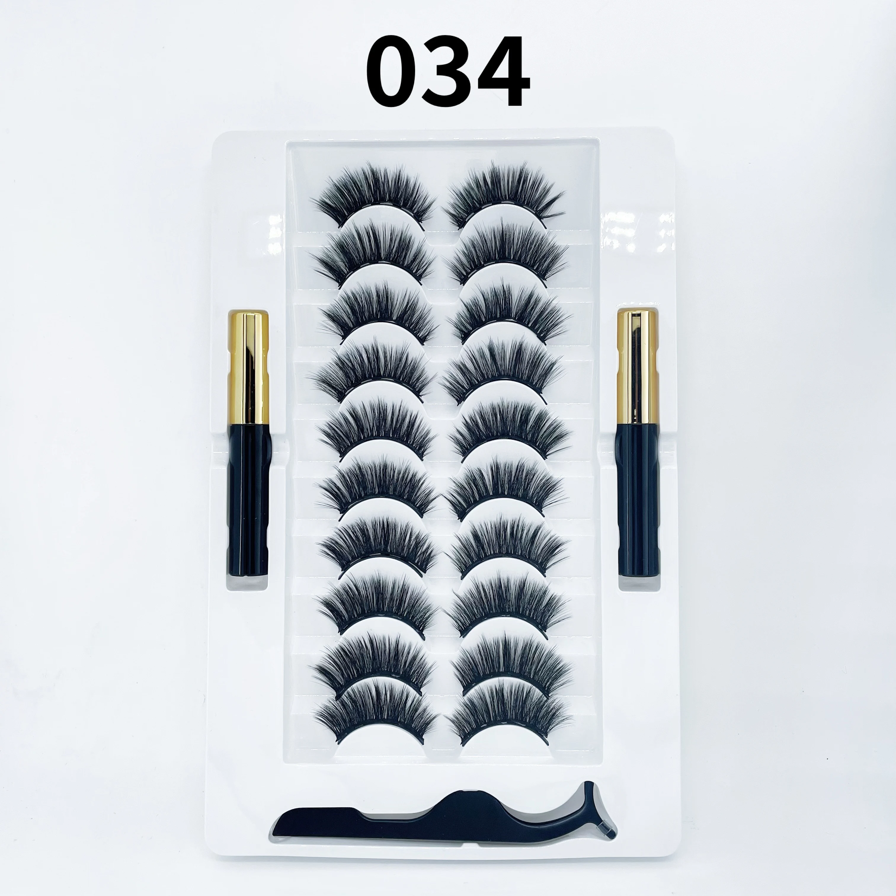 Ten pairs of magnet false eyelash magnetic eyeliner eyelash set glue-free magnetic lashes eyeliner magnetic kit
Ten pairs of magnet false eyelash magnetic eyeliner eyelash set glue-free magnetic lashes eyeliner magnetic kit