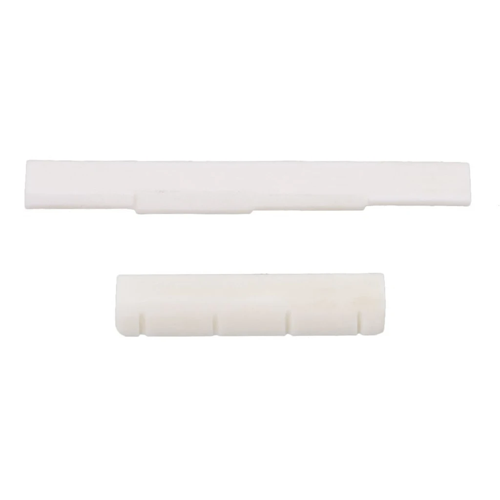 1 Set Of Acoustic Ukulele Nut And Saddle Set Bone 
1 Set Of Acoustic Ukulele Nut And Saddle Set Bone
