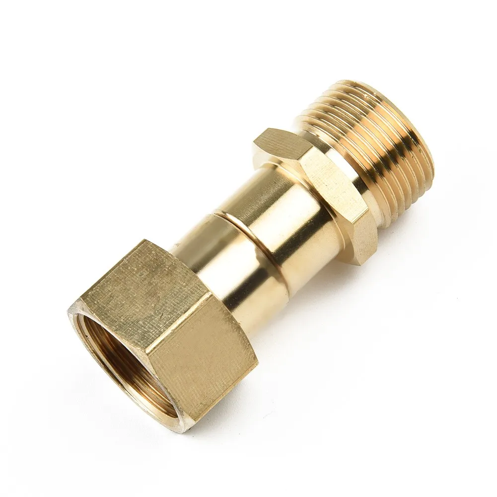 M22 14mm Thread Pressure Washer Swivel Joint Connector Hose Fitting High Pressure Washer Watering Irrigation Swivel Joint
M22 14mm Thread Pressure Washer Swivel Joint Connector Hose Fitting High Pressure Washer Watering Irrigation Swivel Joint
