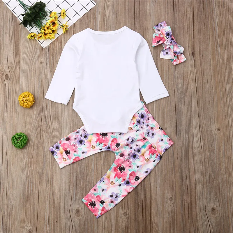 PUDCOCO Newest 2020 Cute Newborn Baby Girl Set Floral Cotton Letter Bodysuit Tops Long Pants Headband 3PCS Outfits Clothes 0-24M
PUDCOCO Newest 2020 Cute Newborn Baby Girl Set Floral Cotton Letter Bodysuit Tops Long Pants Headband 3PCS Outfits Clothes 0-24M